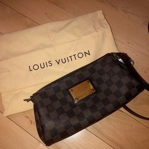 Louis Vuitton Monogram Canvas Eva Clutch Bag